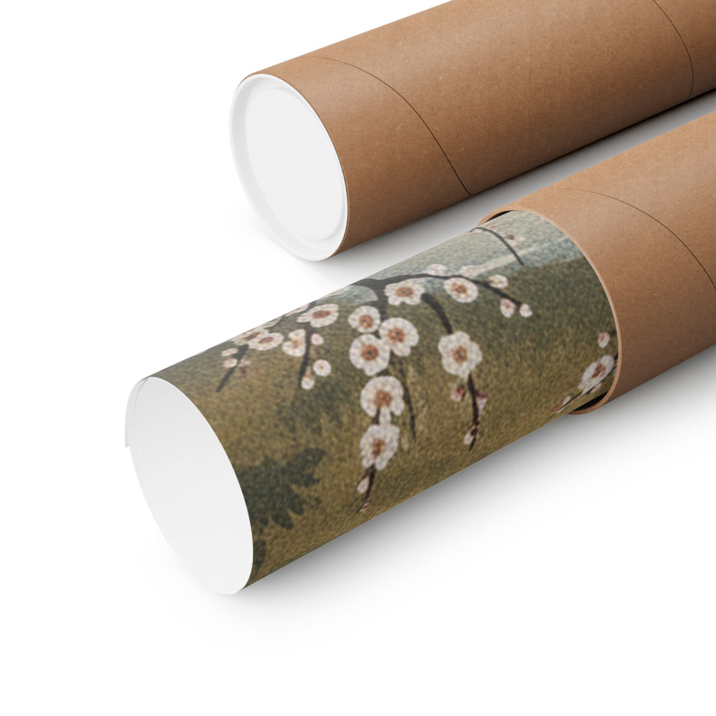 Scenic Nature — Plum Tree In Blossom — Matte Poster