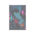 Neon Noir — Yamauba Playing With Kintarō — Kiss-Cut Sticker