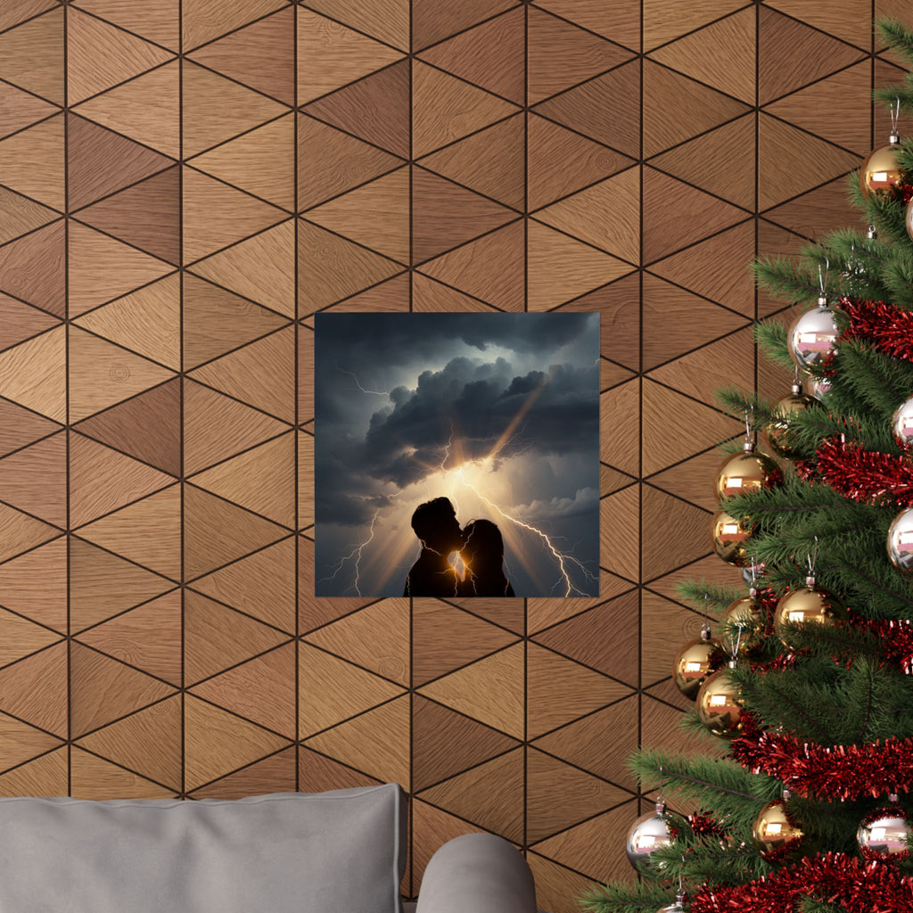 Dramatic Storm — Person — Matte Poster