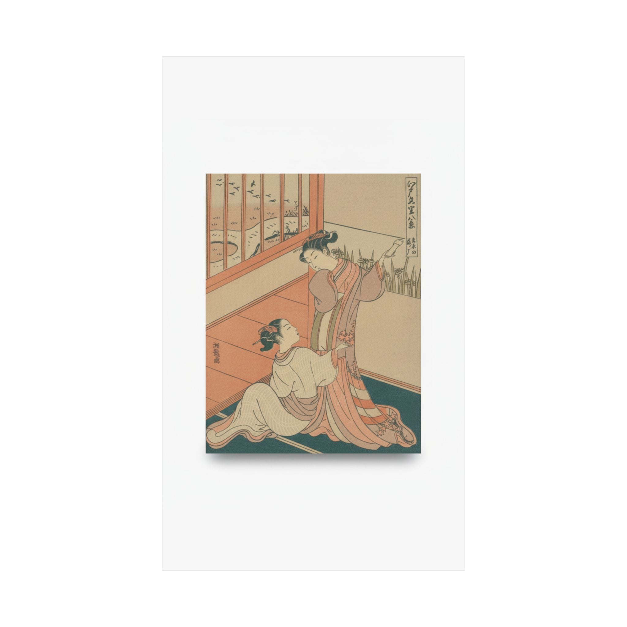Ecommerce Main — The Flying Down Of Wild Geese At Yoshiwara — Matte Poster