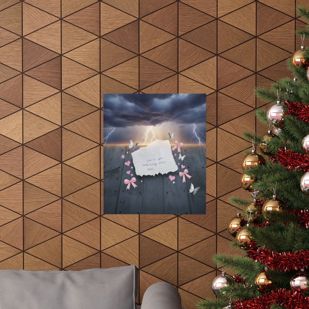 Dramatic Storm — Note — Matte Poster