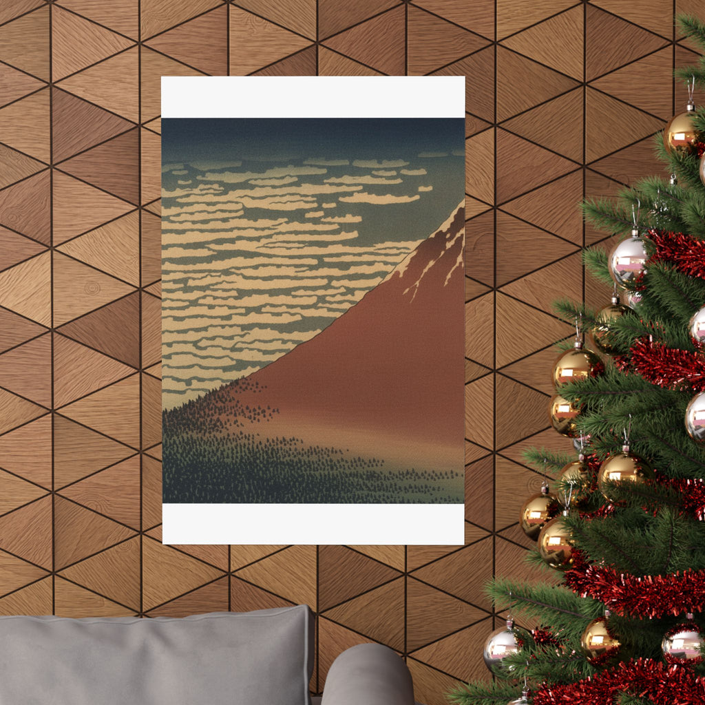Scenic Nature — South Wind, Clear Sky (Gaifū Kaisei), Also Known As Red Fuji, From The Series Th — Matte Poster
