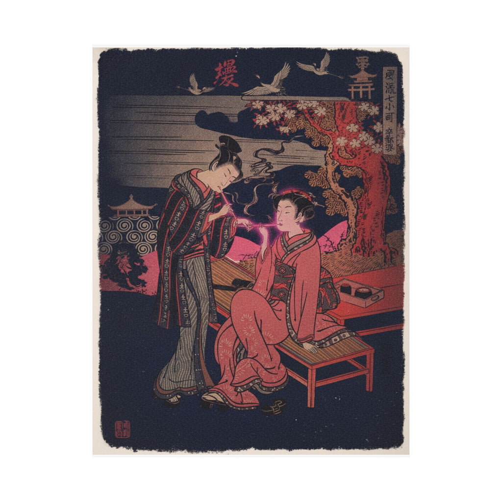 Japanese Street — Sotoba; One Of Seven Komachi — Matte Poster