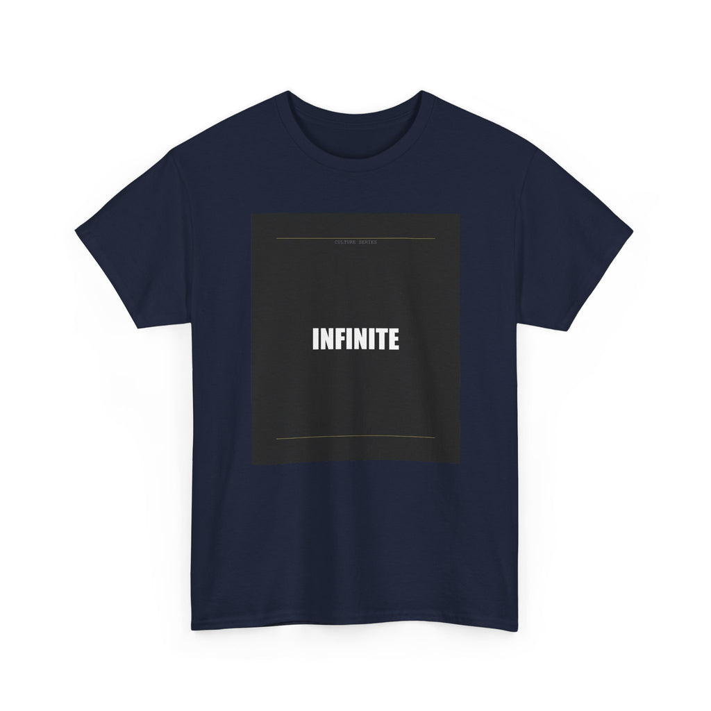INFINITE Bold Type Charcoal Block Graphic Tee