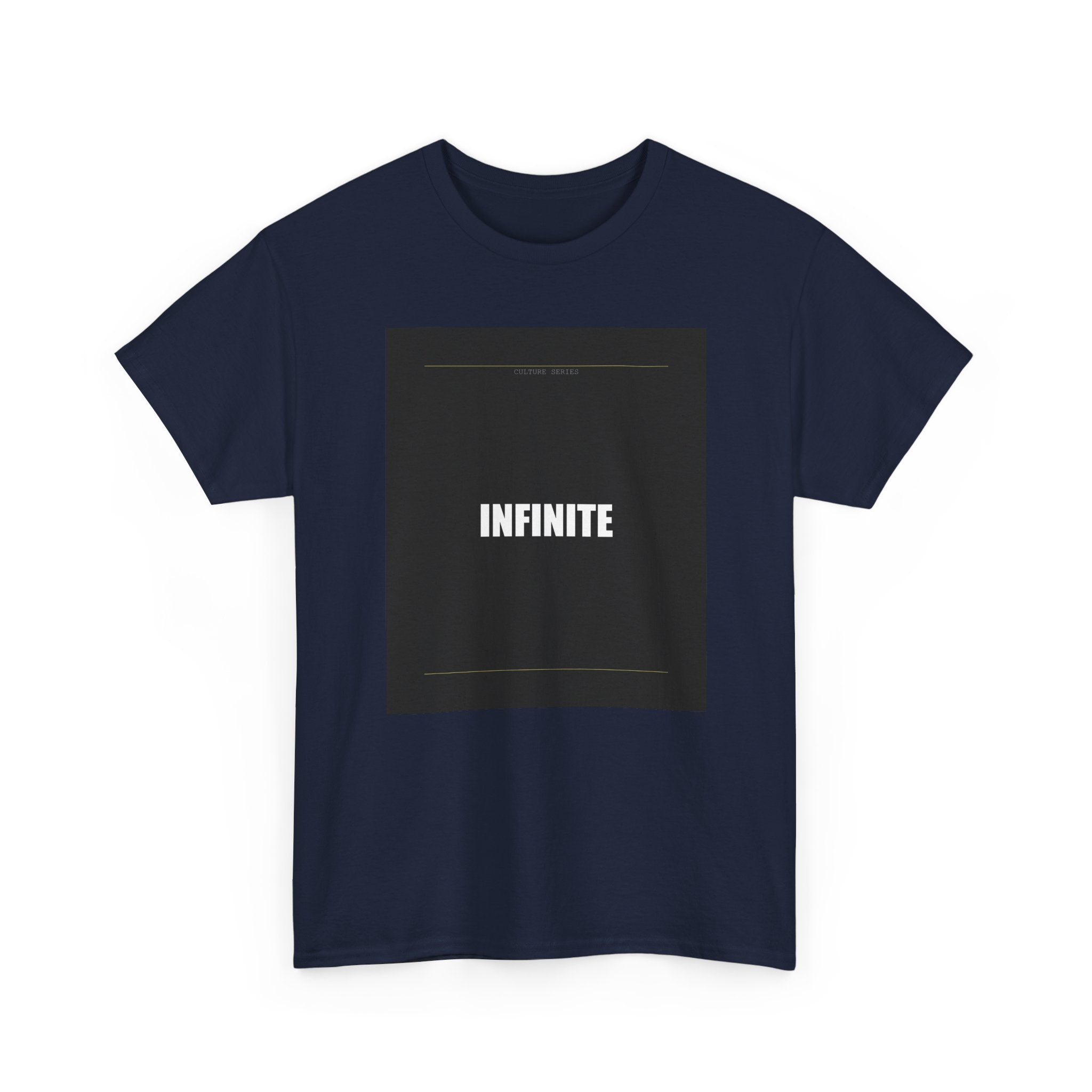 INFINITE Bold Type Charcoal Block Graphic Tee