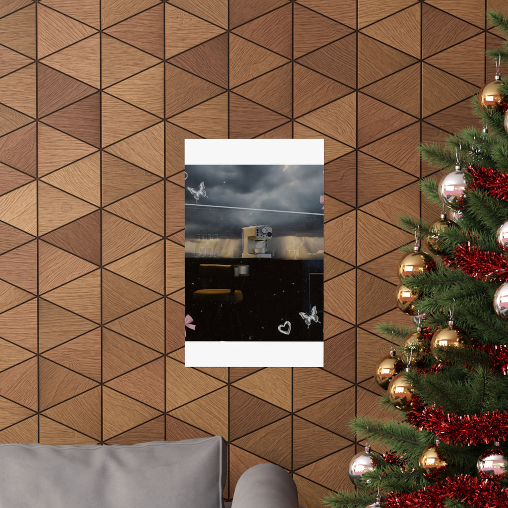 Dramatic Storm — Kitchen — Matte Poster