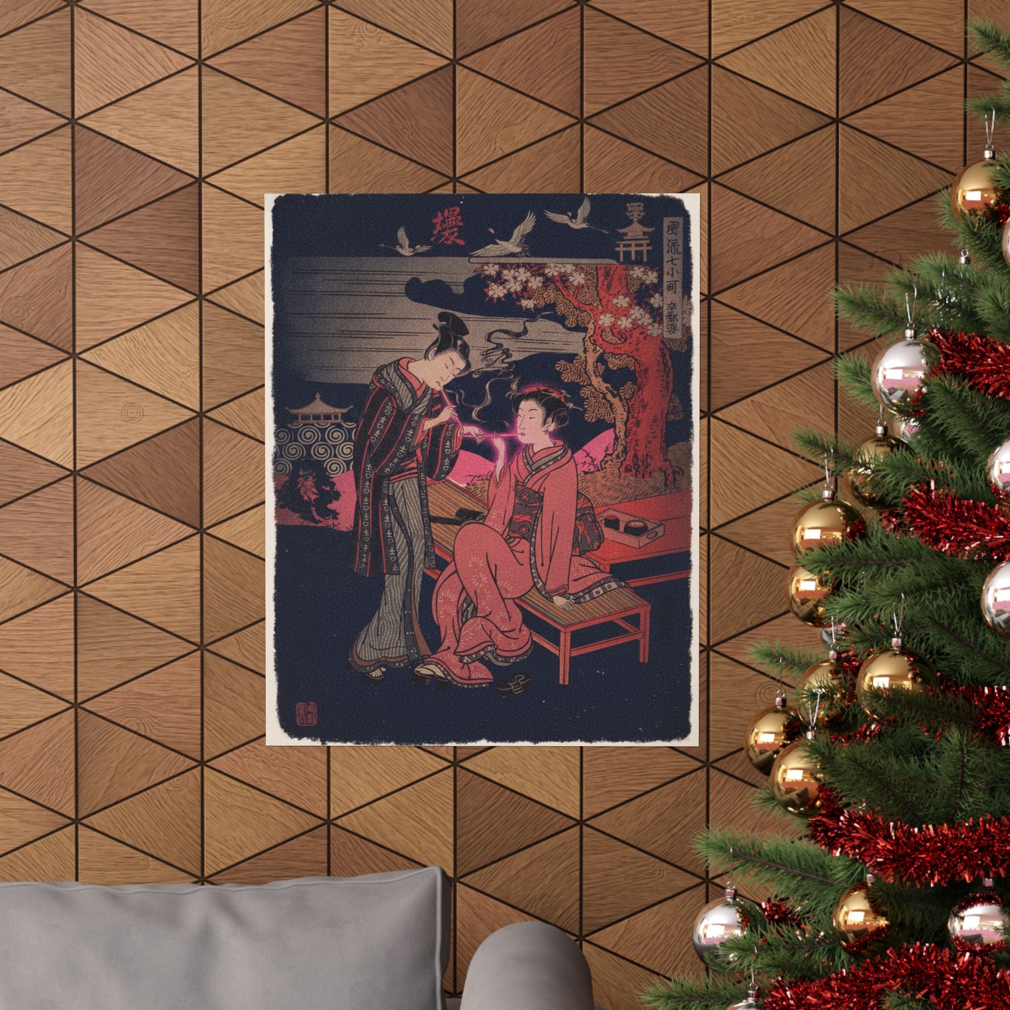 Japanese Street — Sotoba; One Of Seven Komachi — Matte Poster