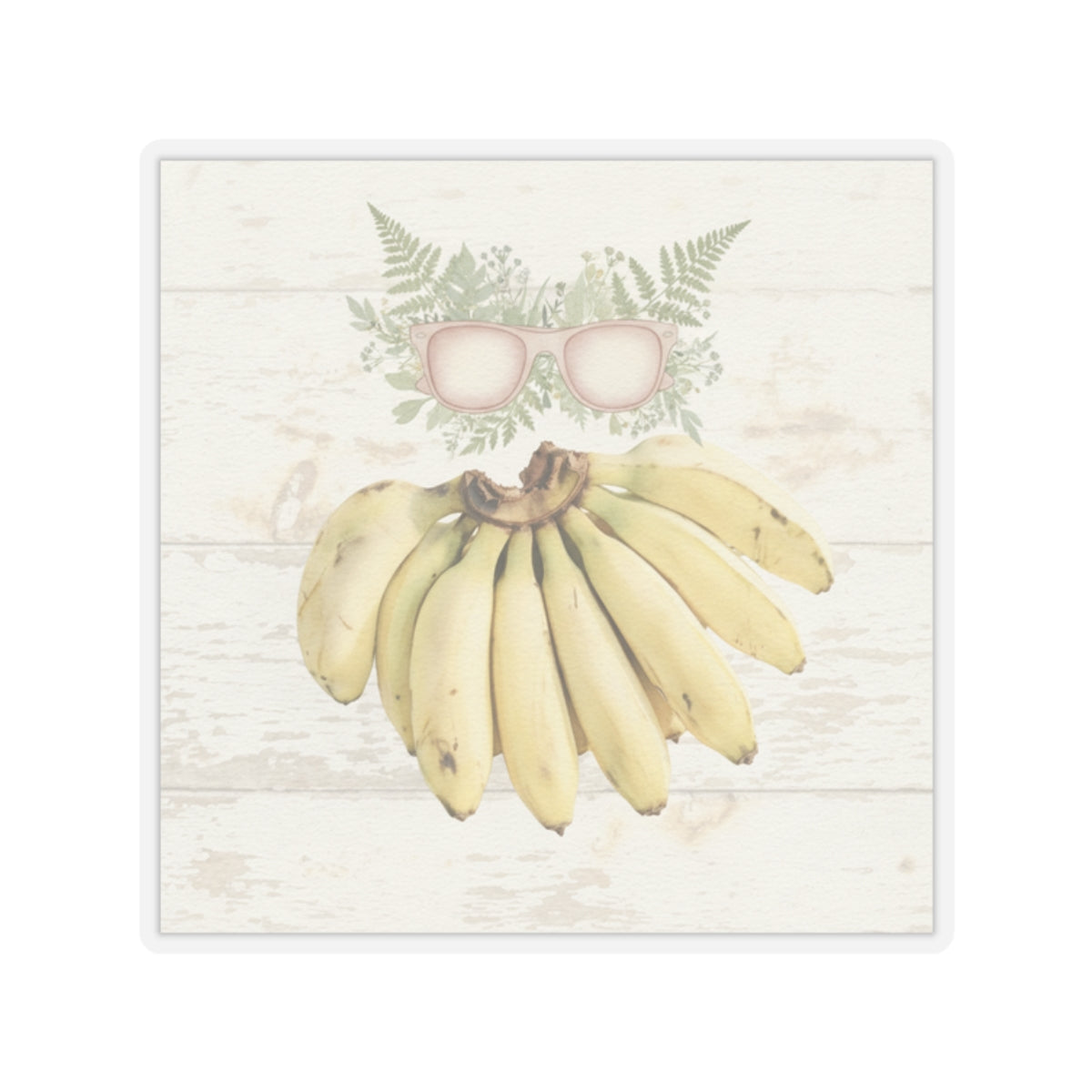Botanical — Bananas — Kiss-Cut Sticker
