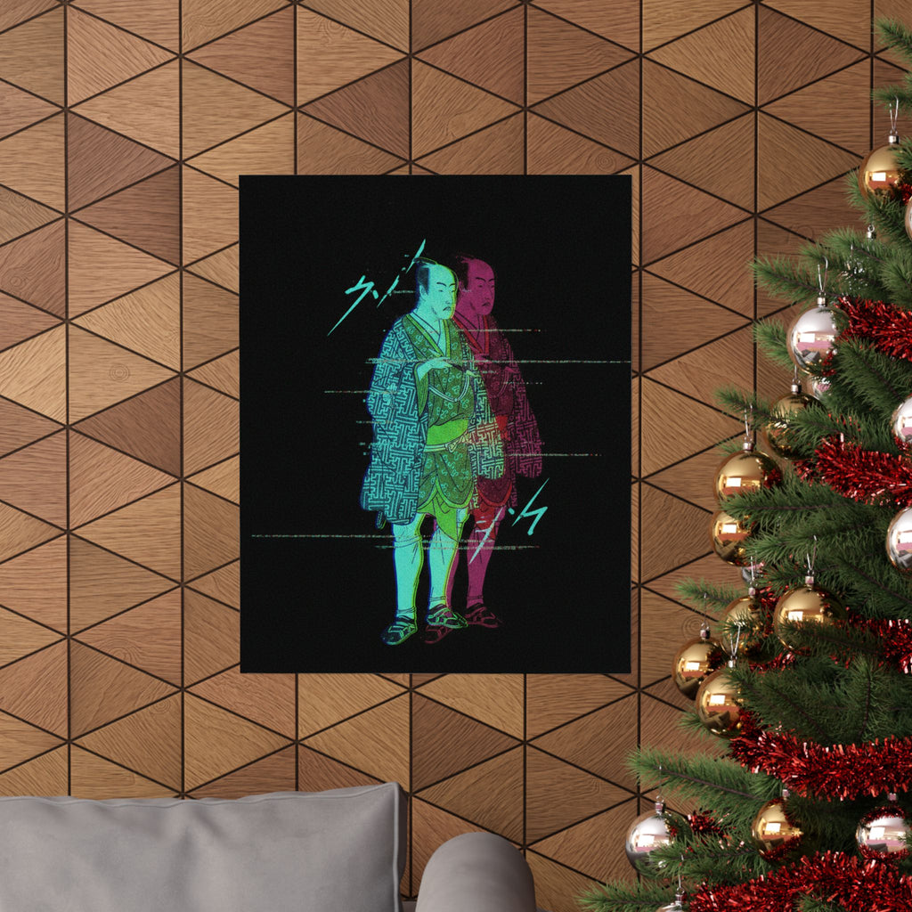 Glitch Culture — The Fourth Matsumoto Koshiro As A Man Dressed In A Short Kimono — Matte Poster