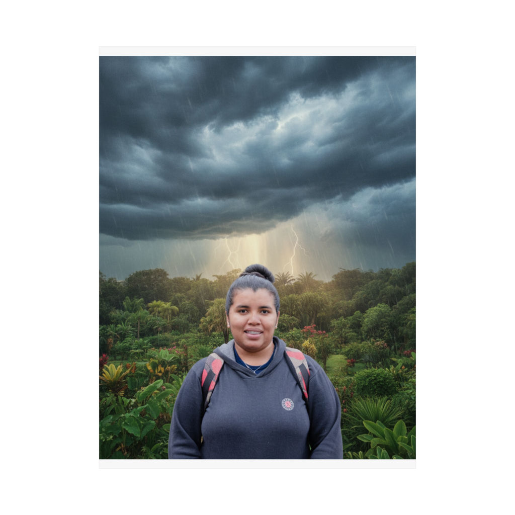 Dramatic Storm — Person — Matte Poster — Poster 2