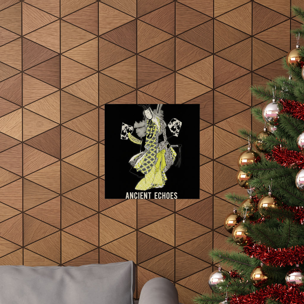 Streetwear Collage — Dancing Girl Wearing A Sword — Matte Poster