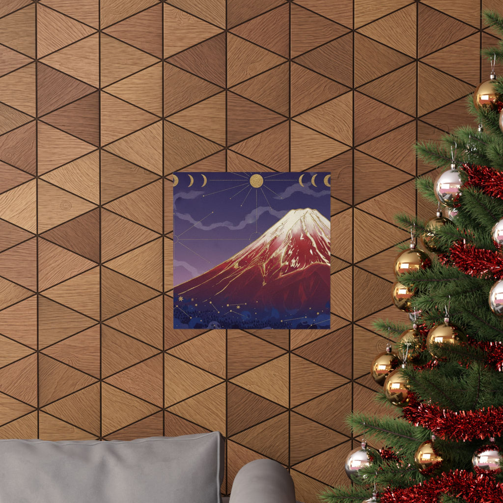 Celestial — South Wind, Clear Sky (Gaifū Kaisei), Also Known As Red Fuji, From The Series Th — Matte Poster
