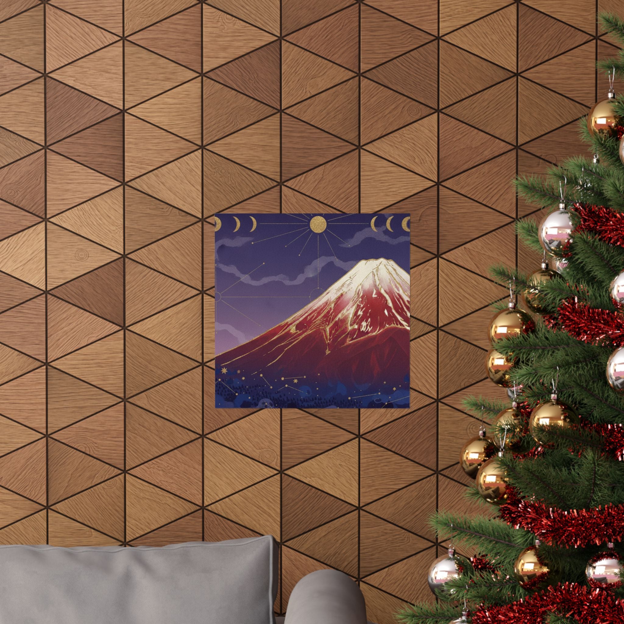 Celestial — South Wind, Clear Sky (Gaifū Kaisei), Also Known As Red Fuji, From The Series Th — Matte Poster