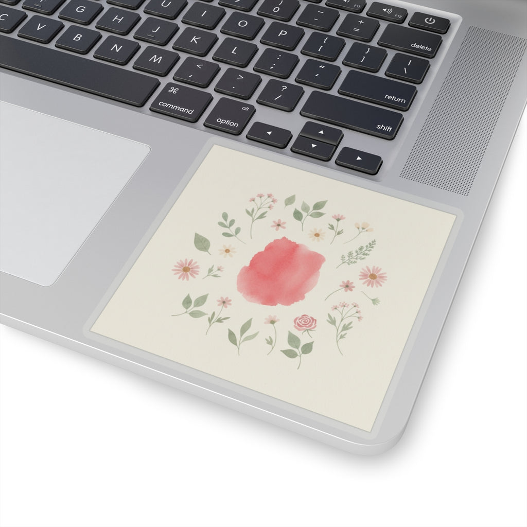 Botanical — Abstract — Kiss-Cut Sticker