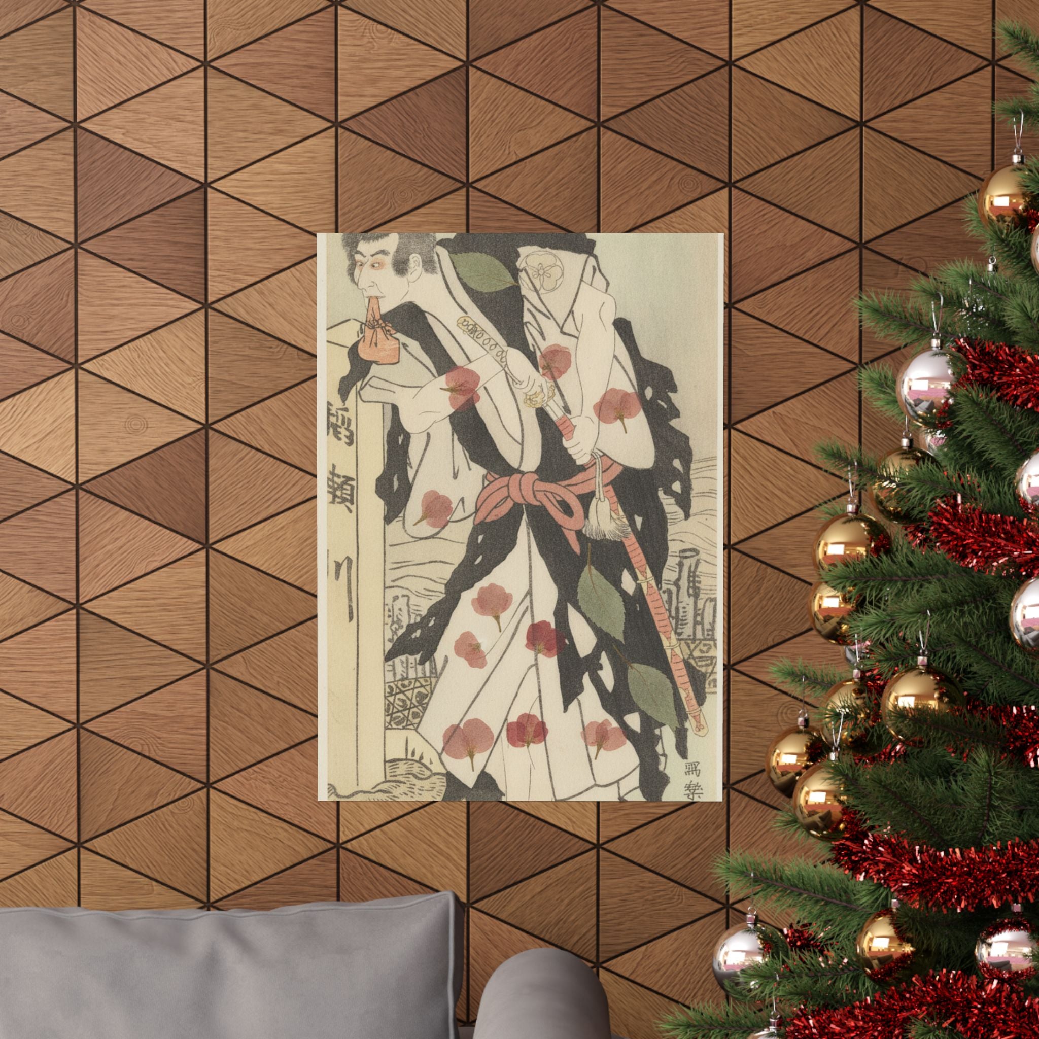 Botanical — Morita Kanya Viii As Kawachi Kanja, Disguised As Genkaibo — Matte Poster