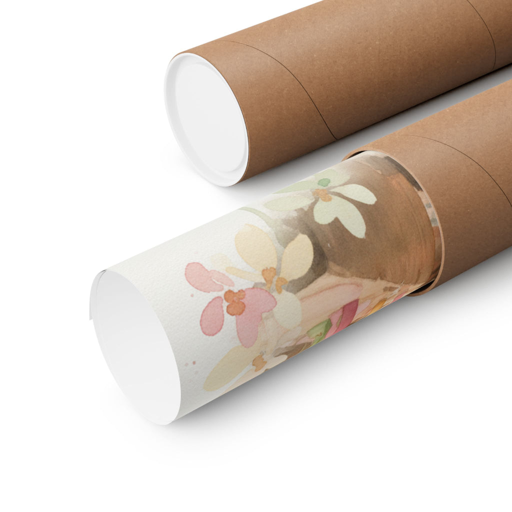 Watercolor — Candle — Matte Poster