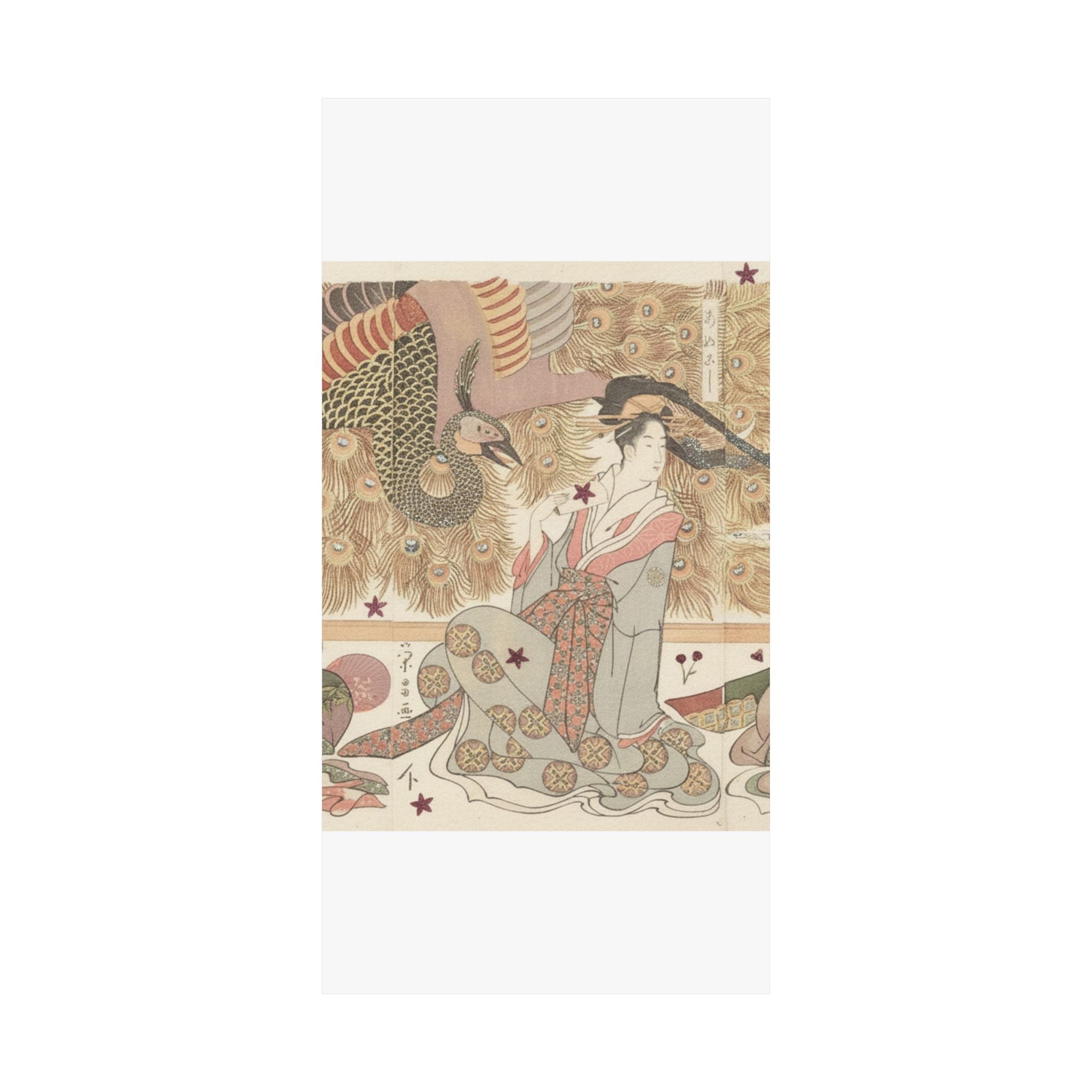 Botanical — Interior Of The House Called Ōgiya — Matte Poster