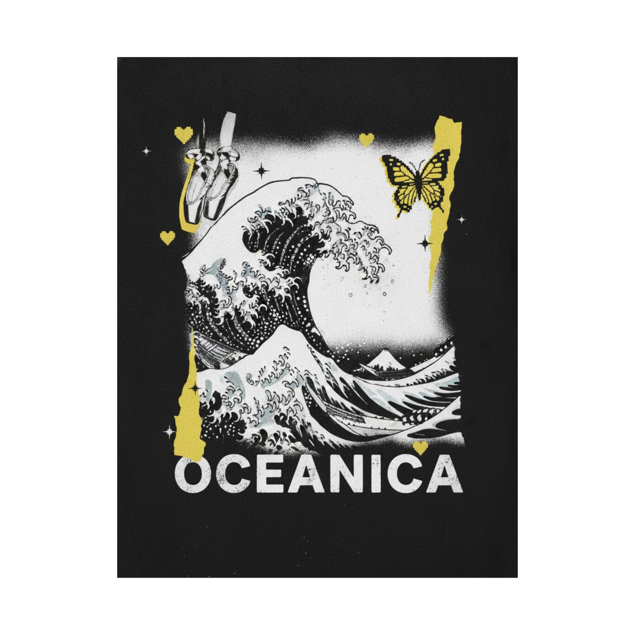 Streetwear Collage — Wave — Matte Poster