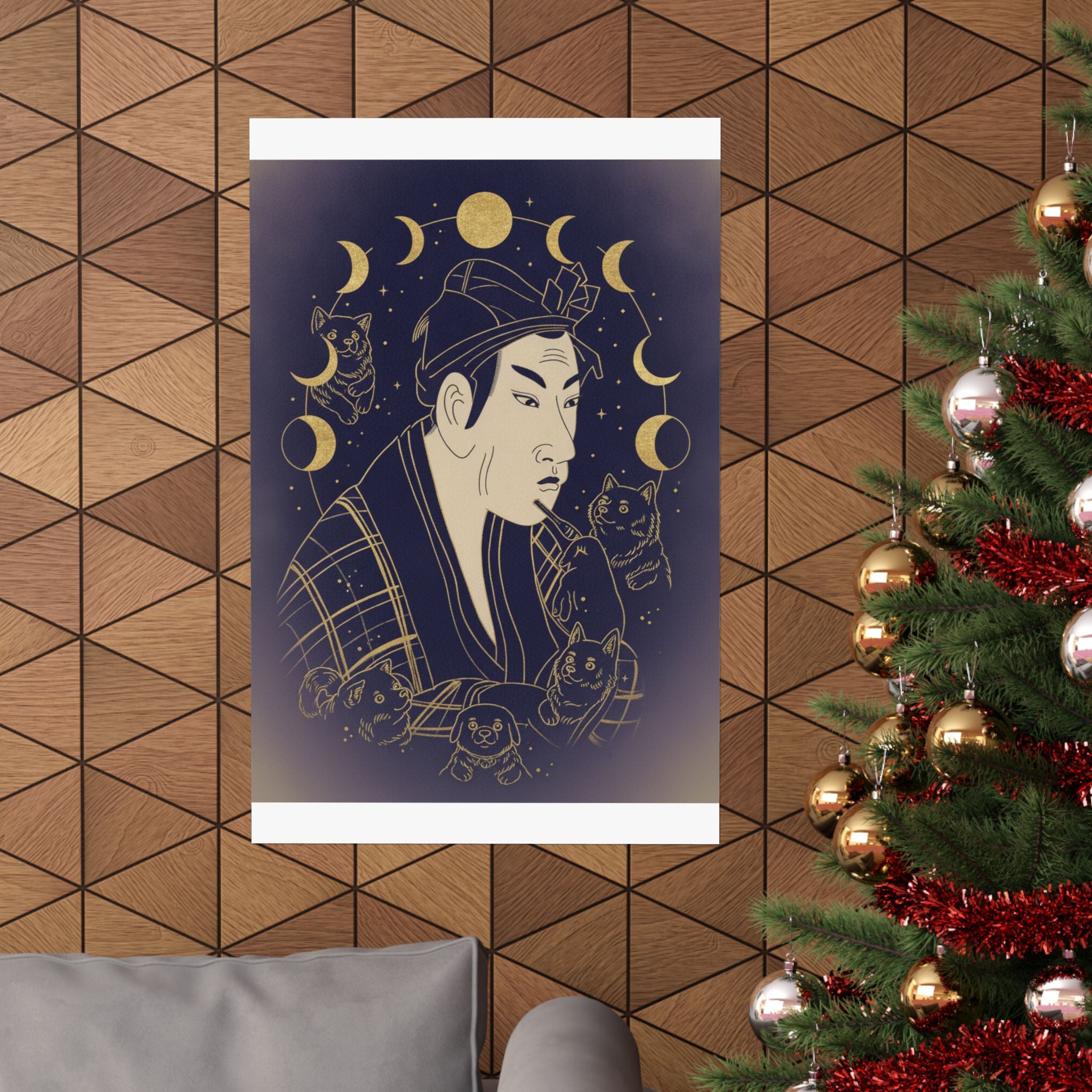 Celestial — The Actor Matsumoto Koshiro As Banzuin Chobei — Matte Poster