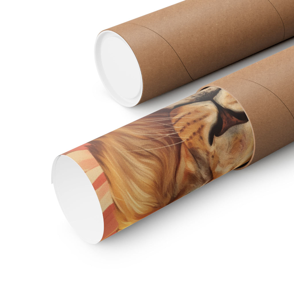 Southern Sunset — Lion — Matte Poster