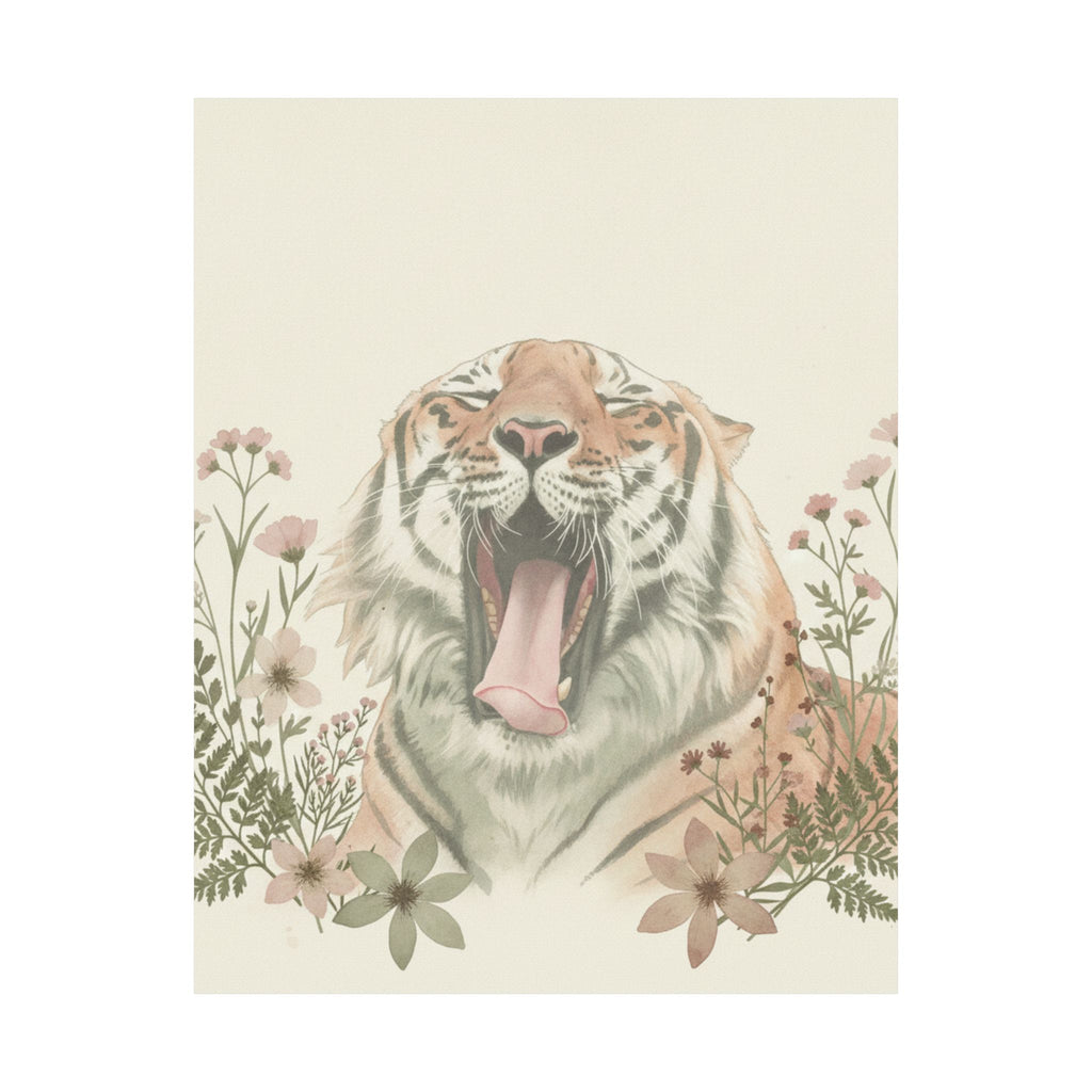 Botanical — Tiger — Matte Poster