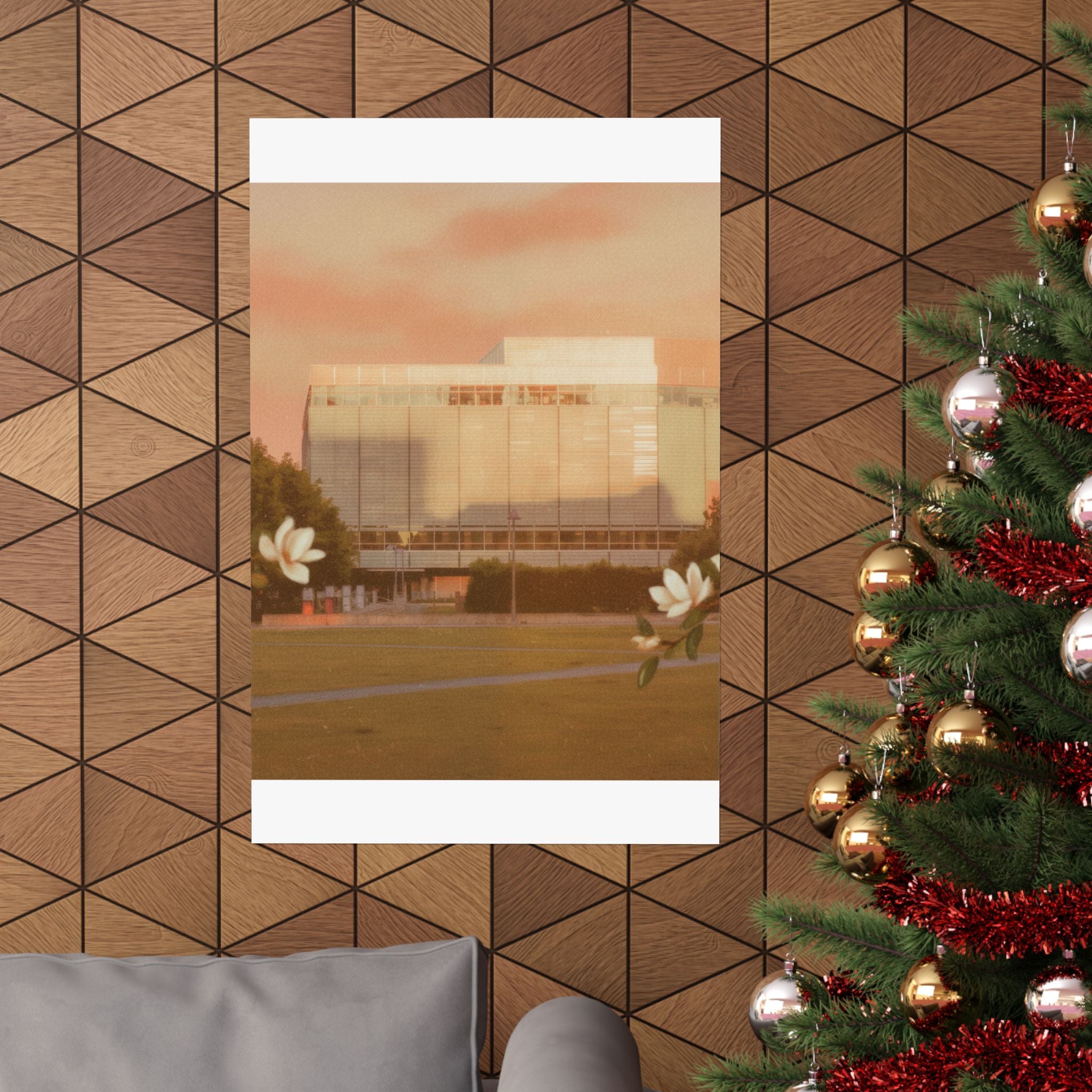 Southern Sunset — Building — Matte Poster
