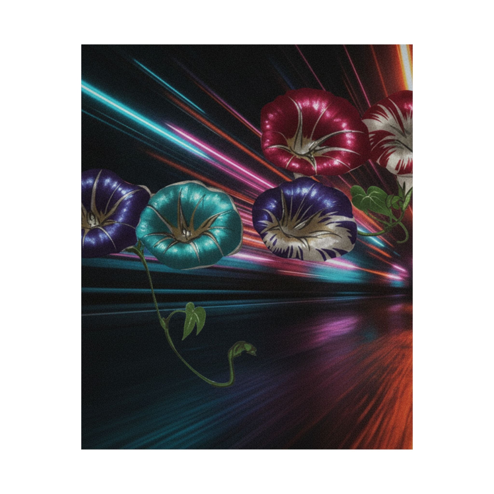 Fast Furious — Morning Glories — Matte Poster