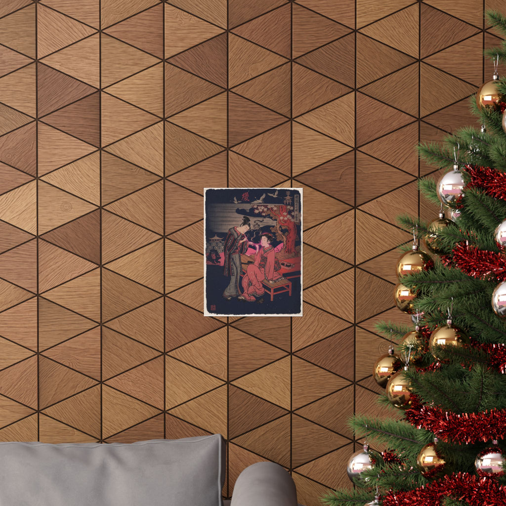 Japanese Street — Sotoba; One Of Seven Komachi — Matte Poster
