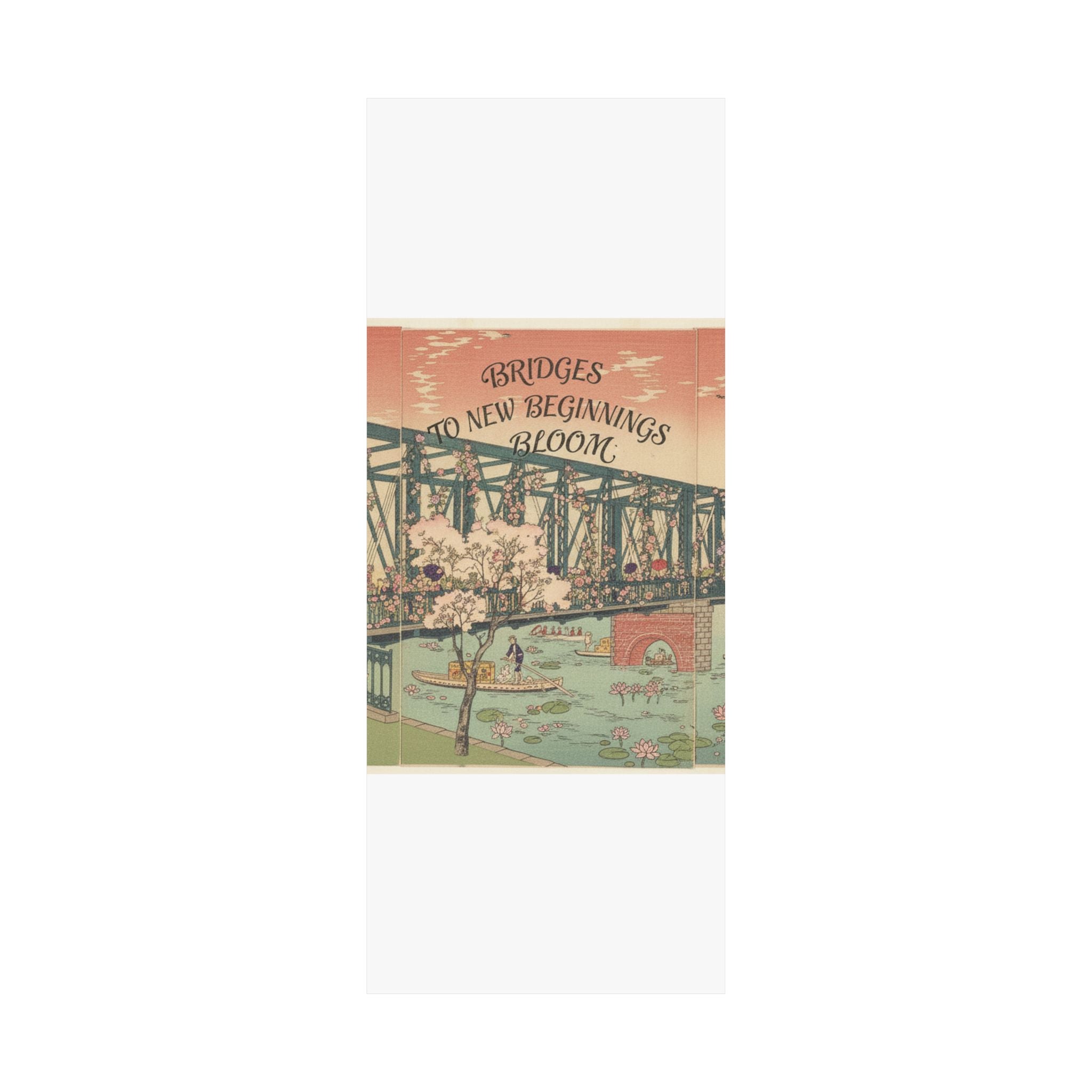 Affirmation — Illustration Of The Opening Of Azuma Bridge In Tokyo (Tokyo Meisho No Uchi Azuma — Matte Poster