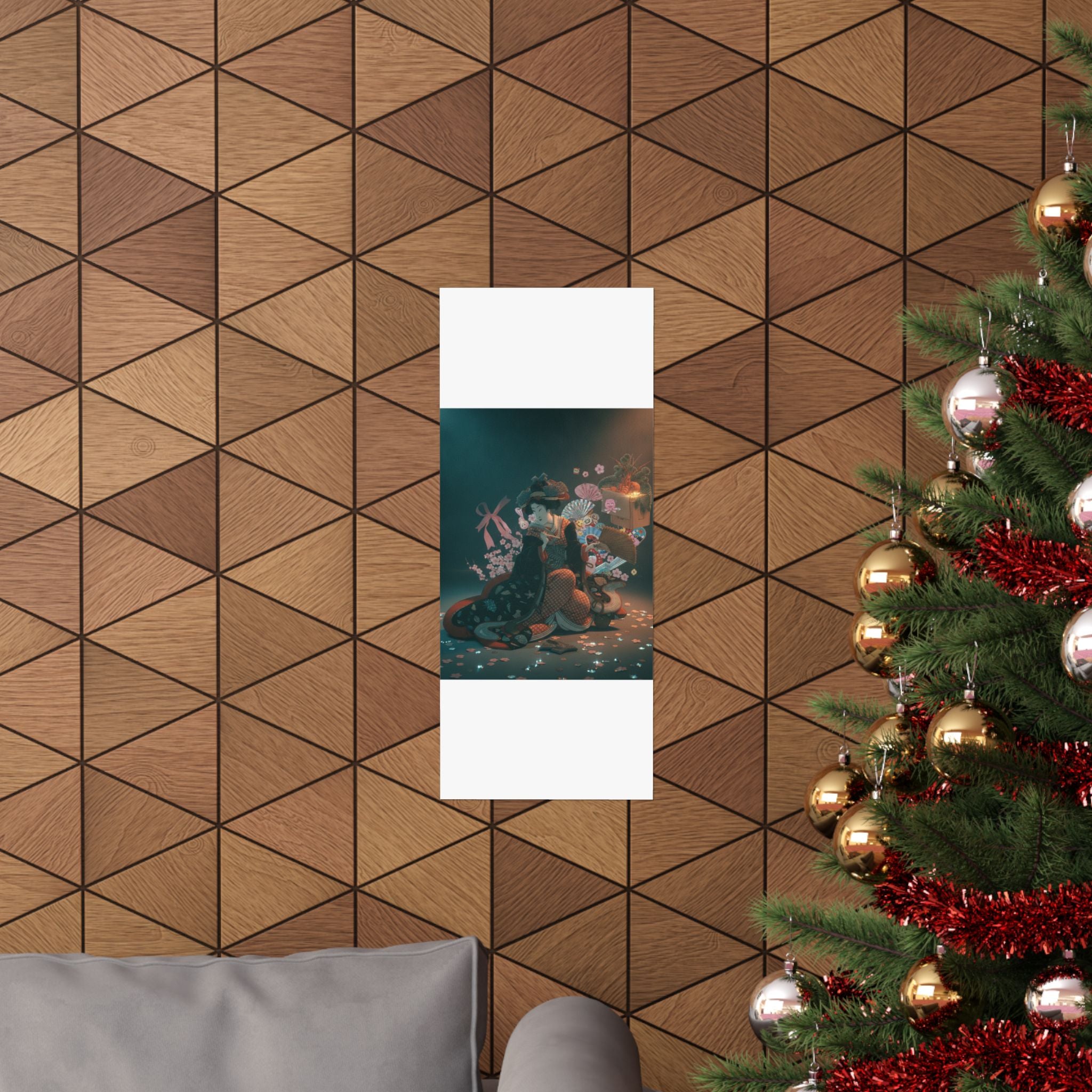 Cinematic — Courtesan And New Year Decoration — Matte Poster