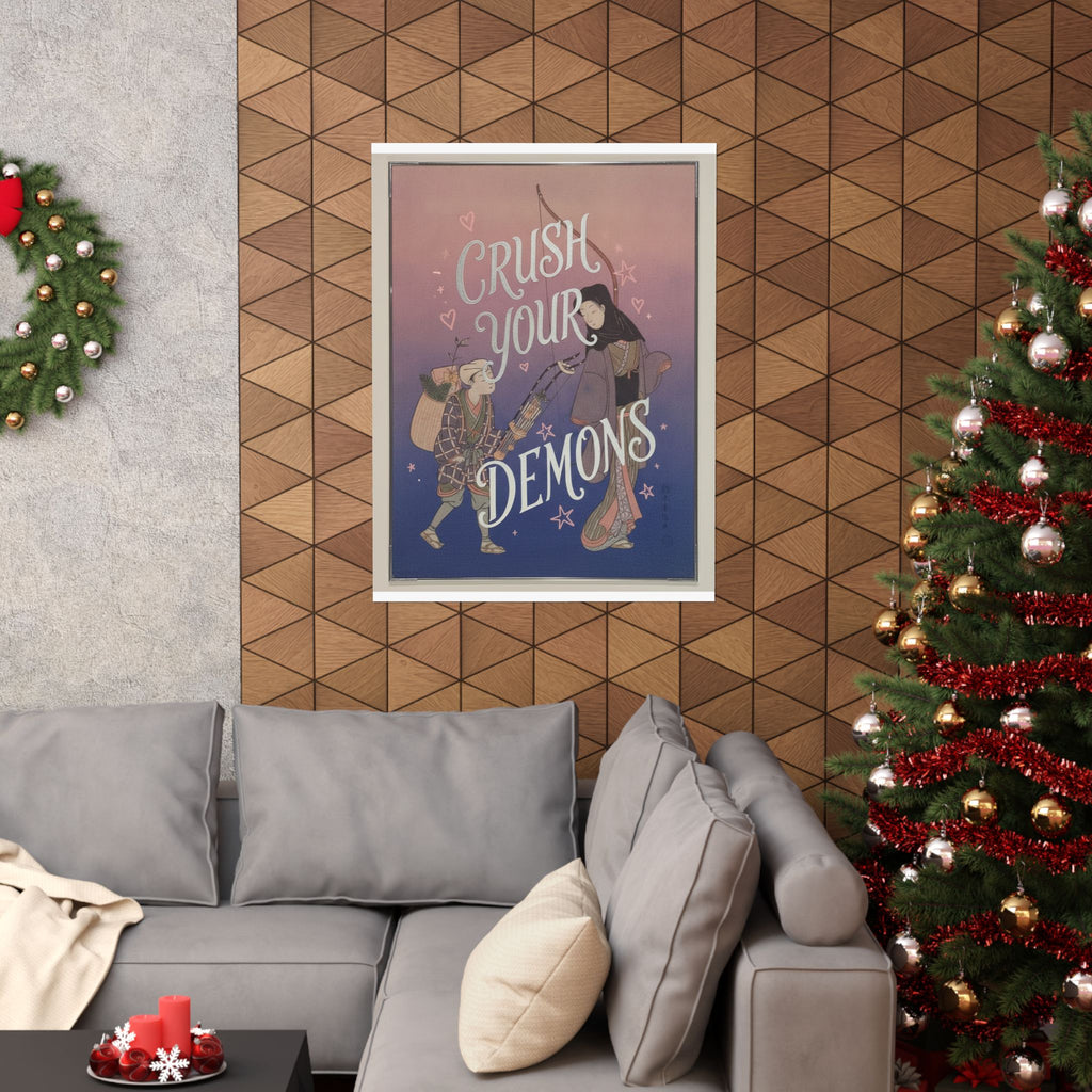 Affirmation — Demon-Crushing Bow — Matte Poster