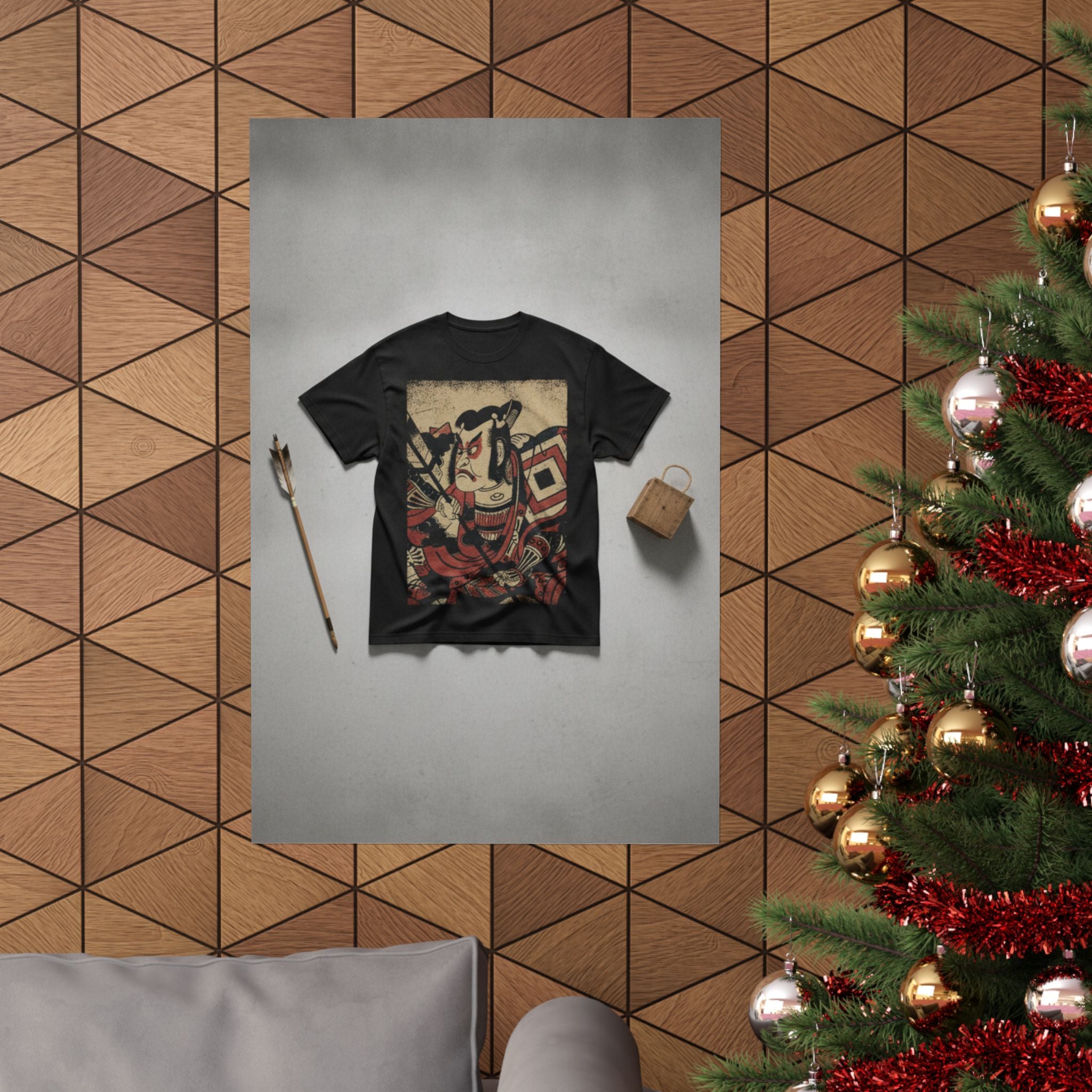 Product Marketing — An Actor Portrait (Wears A Danjuro Mon) — Matte Poster