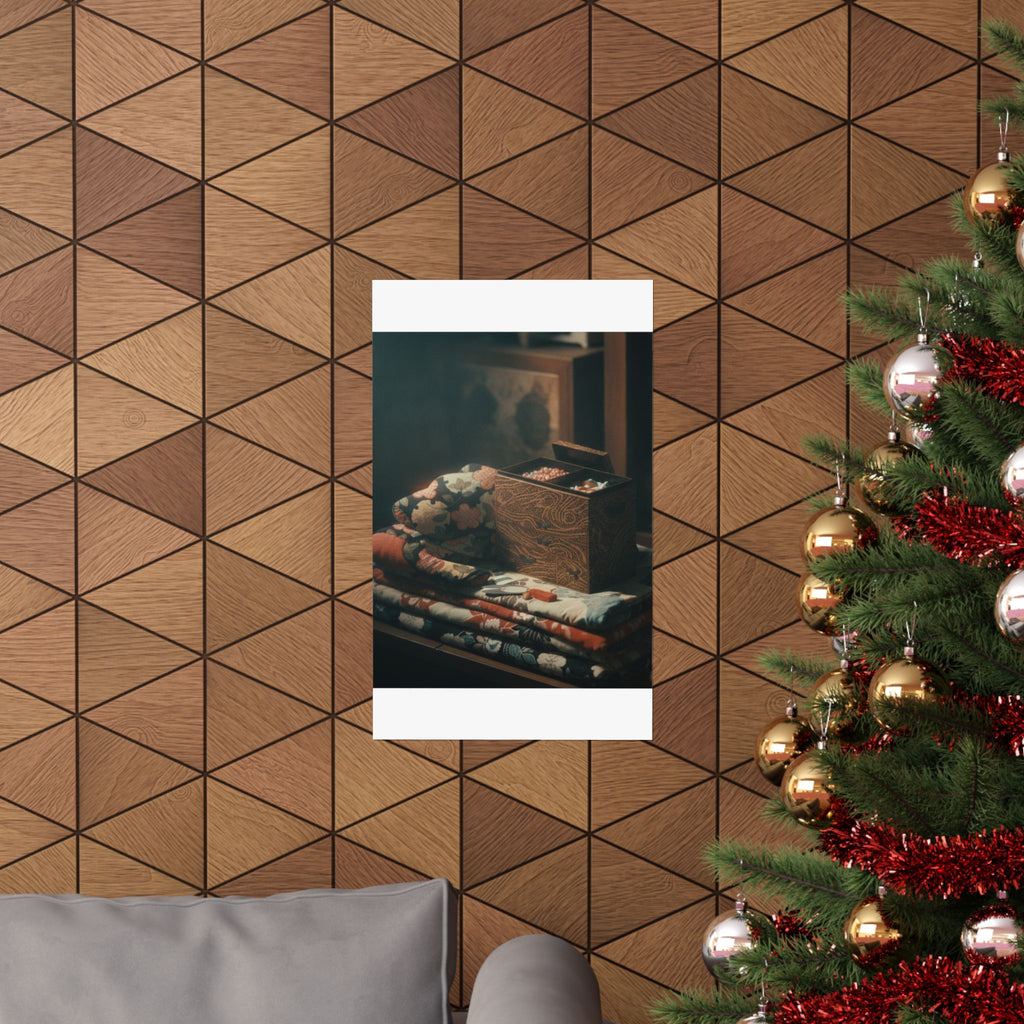 Cinematic — Lady'S Work-Box And Bed Clothing — Matte Poster