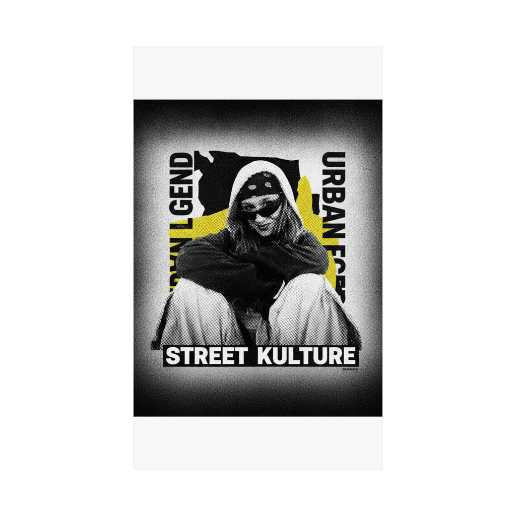 Streetwear Collage — Person — Matte Poster