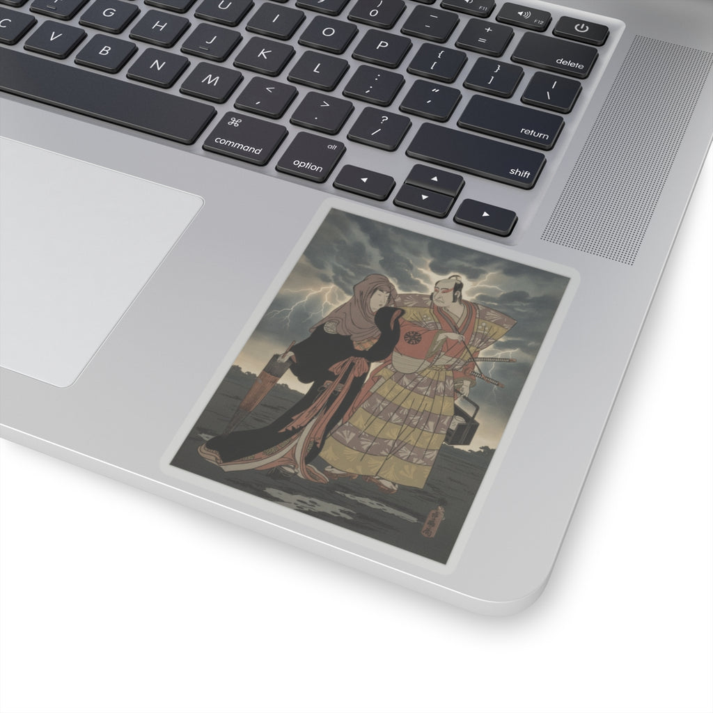 Dramatic Storm — Scene From A Drama — Kiss-Cut Sticker