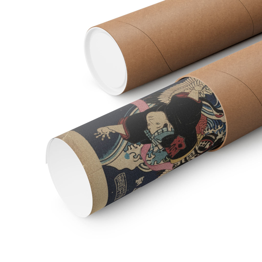 Japanese Street — Hayatake Torakichi From Osaka — Matte Poster