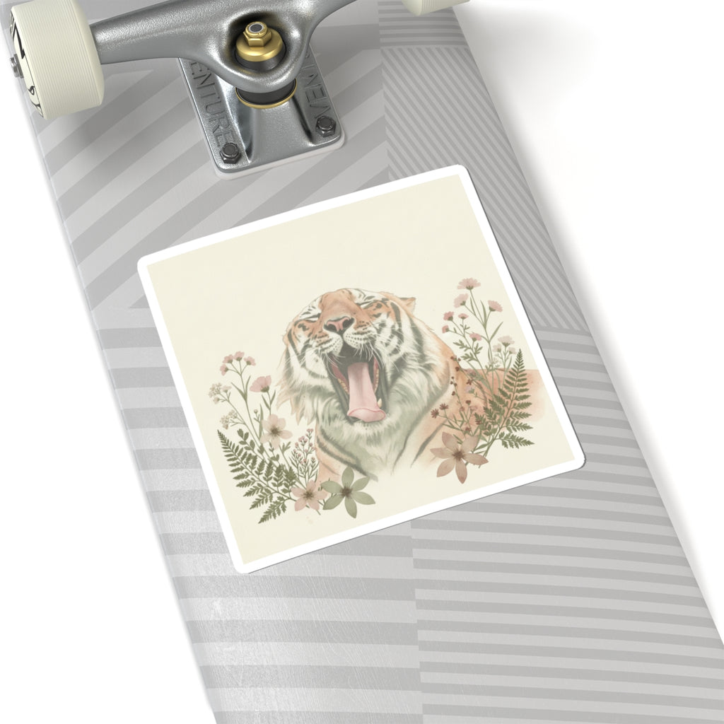Botanical — Tiger — Kiss-Cut Sticker