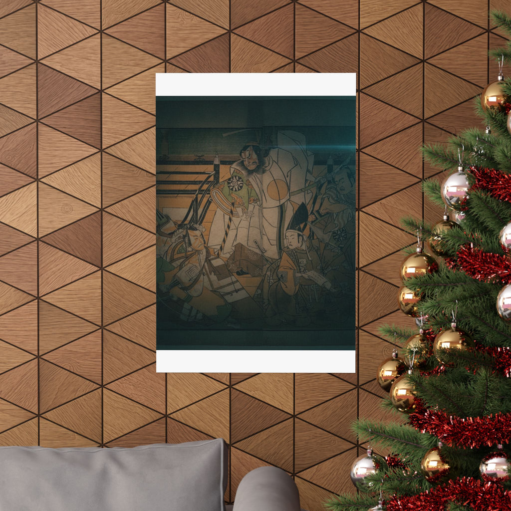Cinematic — Four Actors In Unidentified Roles — Matte Poster