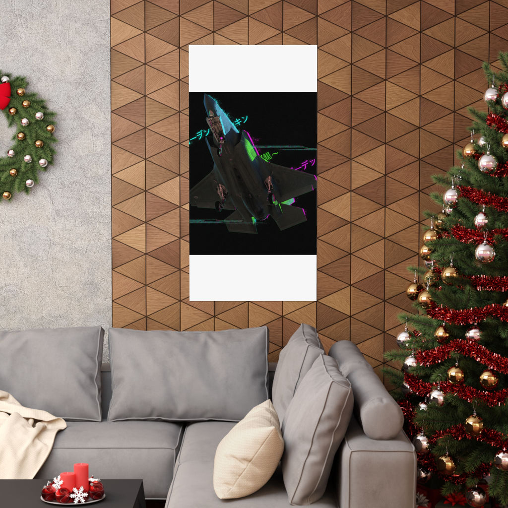 Glitch Culture — Plane — Matte Poster