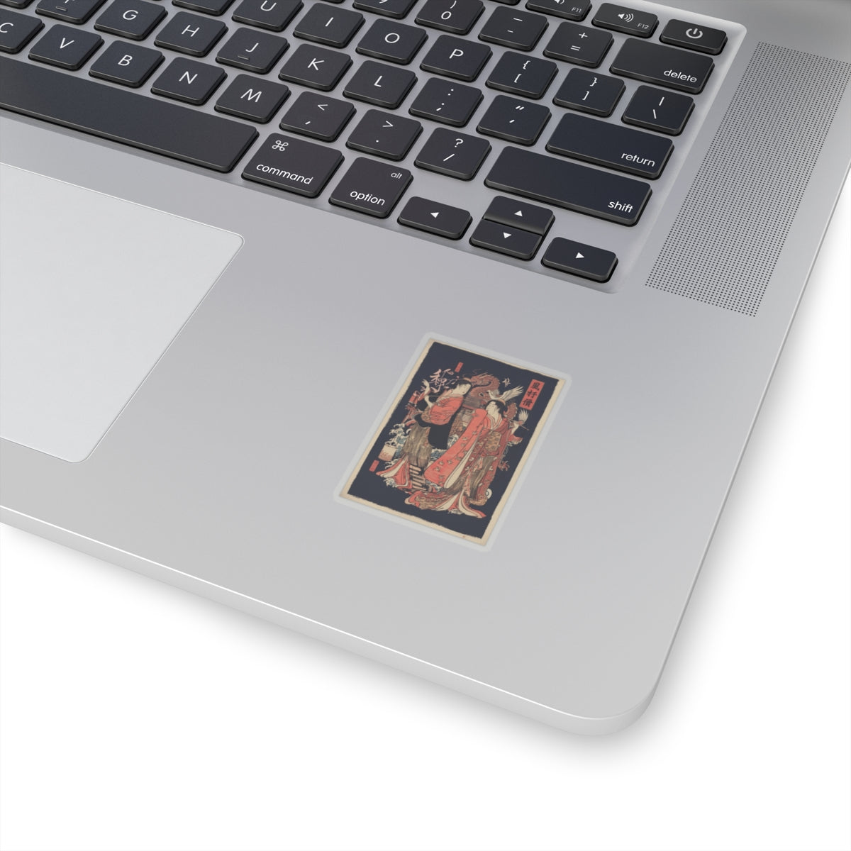 Japanese Street — The Dance Of The Beach Maidens From The Series Brocade Of The East — Kiss-Cut Sticker