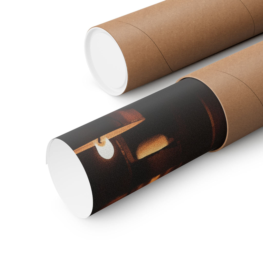 Southern Sunset — Candle — Matte Poster