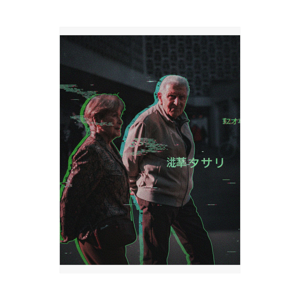 Glitch Culture — Person — Matte Poster
