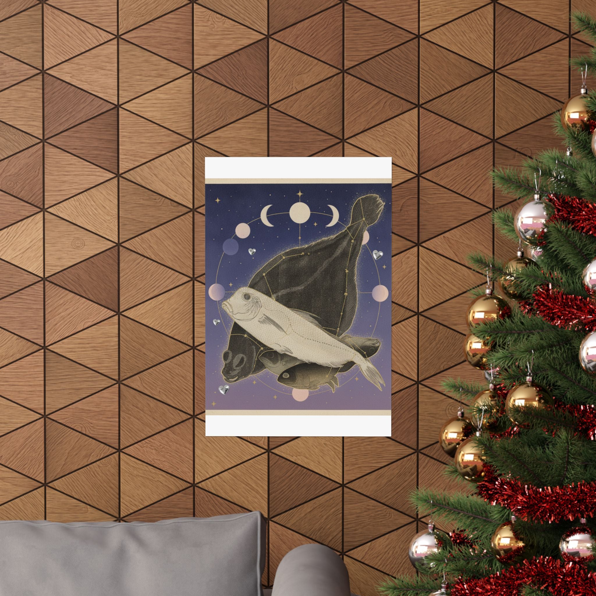 Celestial — Flounder And Other Fishes — Matte Poster