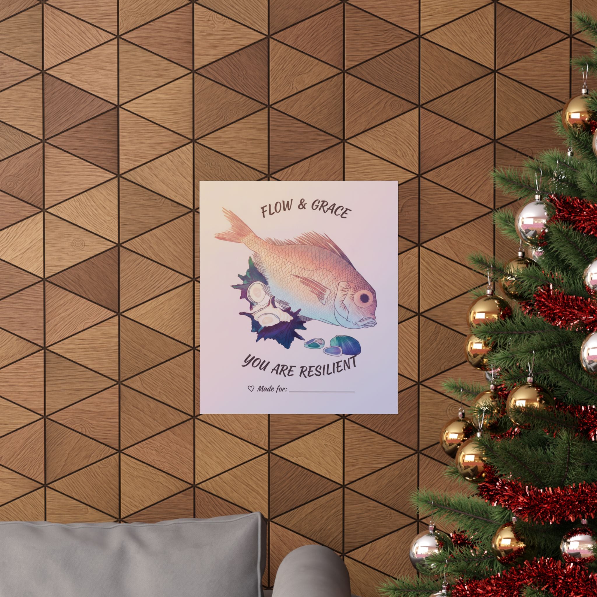 Affirmation — Tai Fish And Top-Shells — Matte Poster