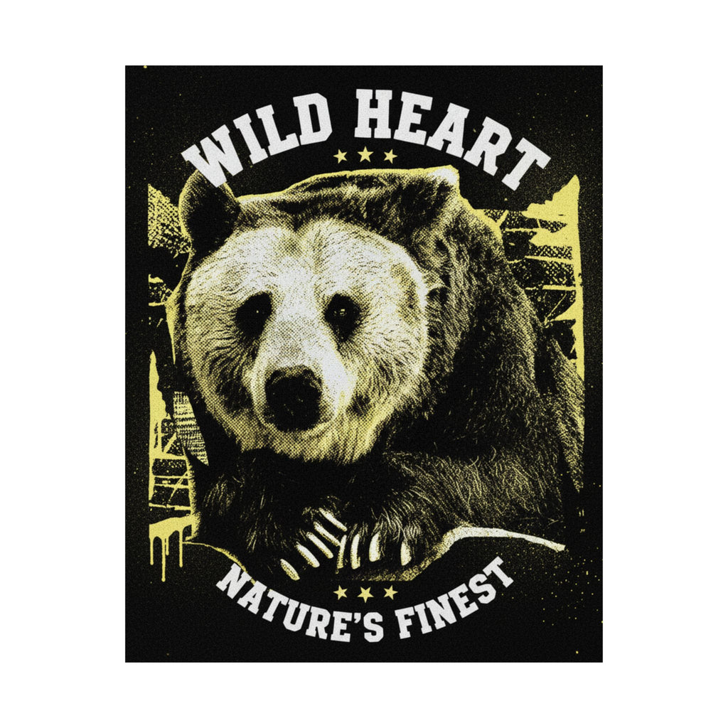 Streetwear Collage — Bear — Matte Poster