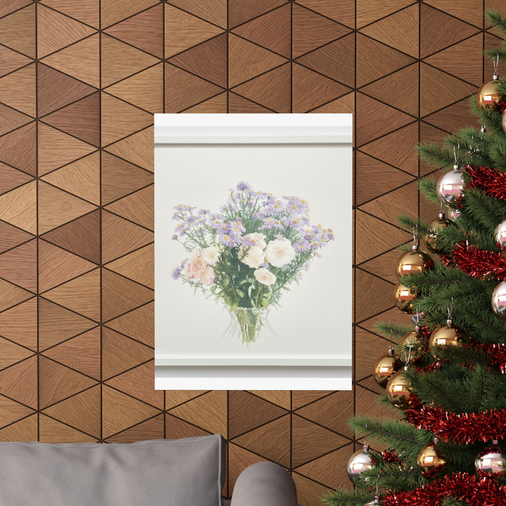 Watercolor — Flowers — Matte Poster