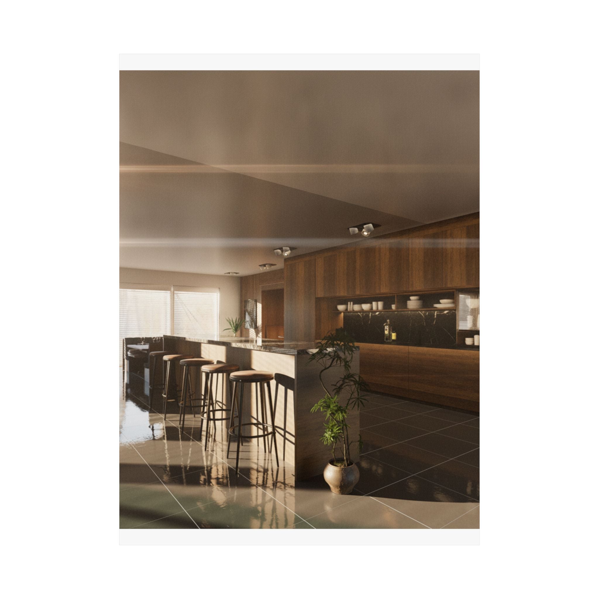 Cinematic — Kitchen — Matte Poster
