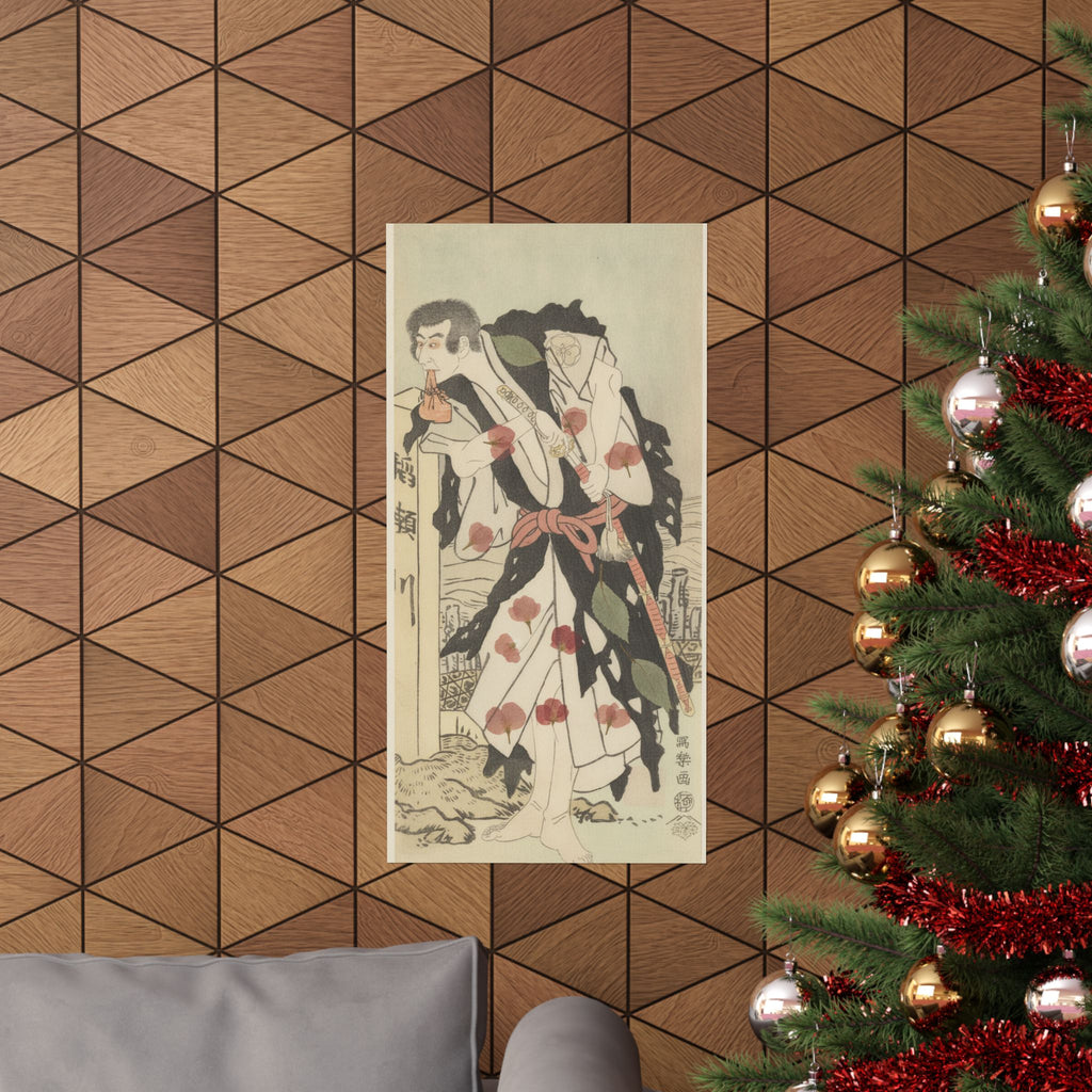 Botanical — Morita Kanya Viii As Kawachi Kanja, Disguised As Genkaibo — Matte Poster