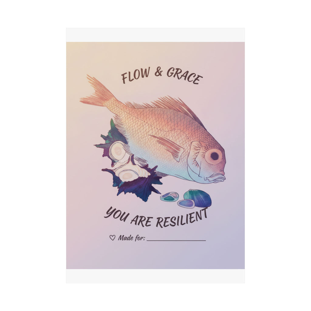 Affirmation — Tai Fish And Top-Shells — Matte Poster
