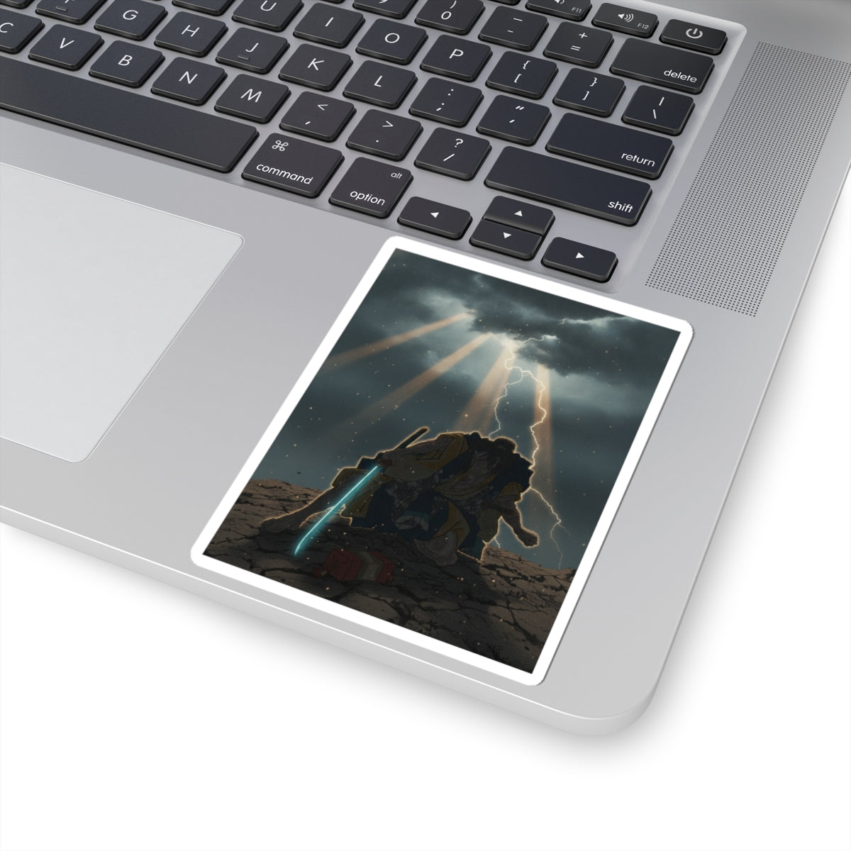 Dramatic Storm — “‘A Molted Cicada Shell’ (Utsusemi): Soga Gorō Tokimune,” From The Series Scenes — Kiss-Cut Sticker